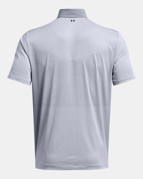 Men's UA Tour Tips Jacquard Polo in Gray image number 4
